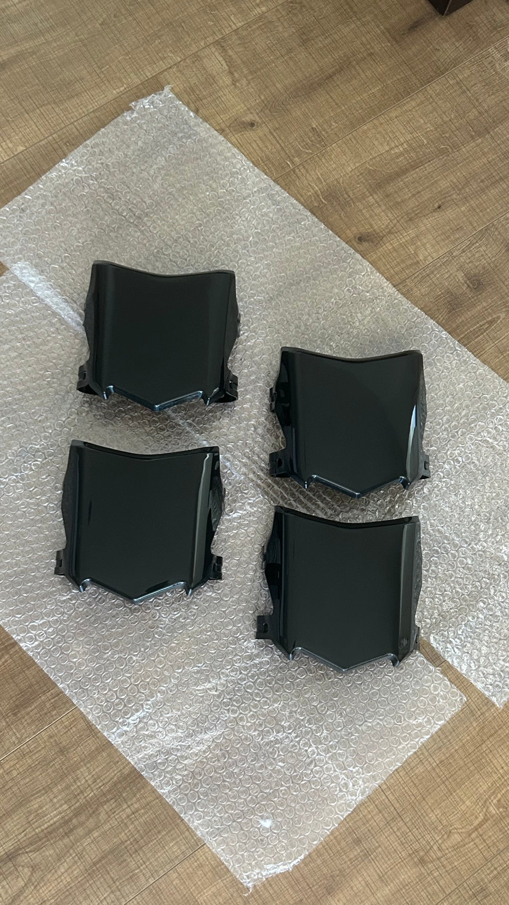 Glossy Black Motocutz Front Plate